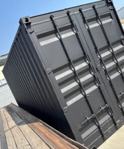 20ft Used Shipping Container โ Matte Black w/ 12โ Side Roll-Up Door 9 518204565 24084520587870168 1359365613162896163 n