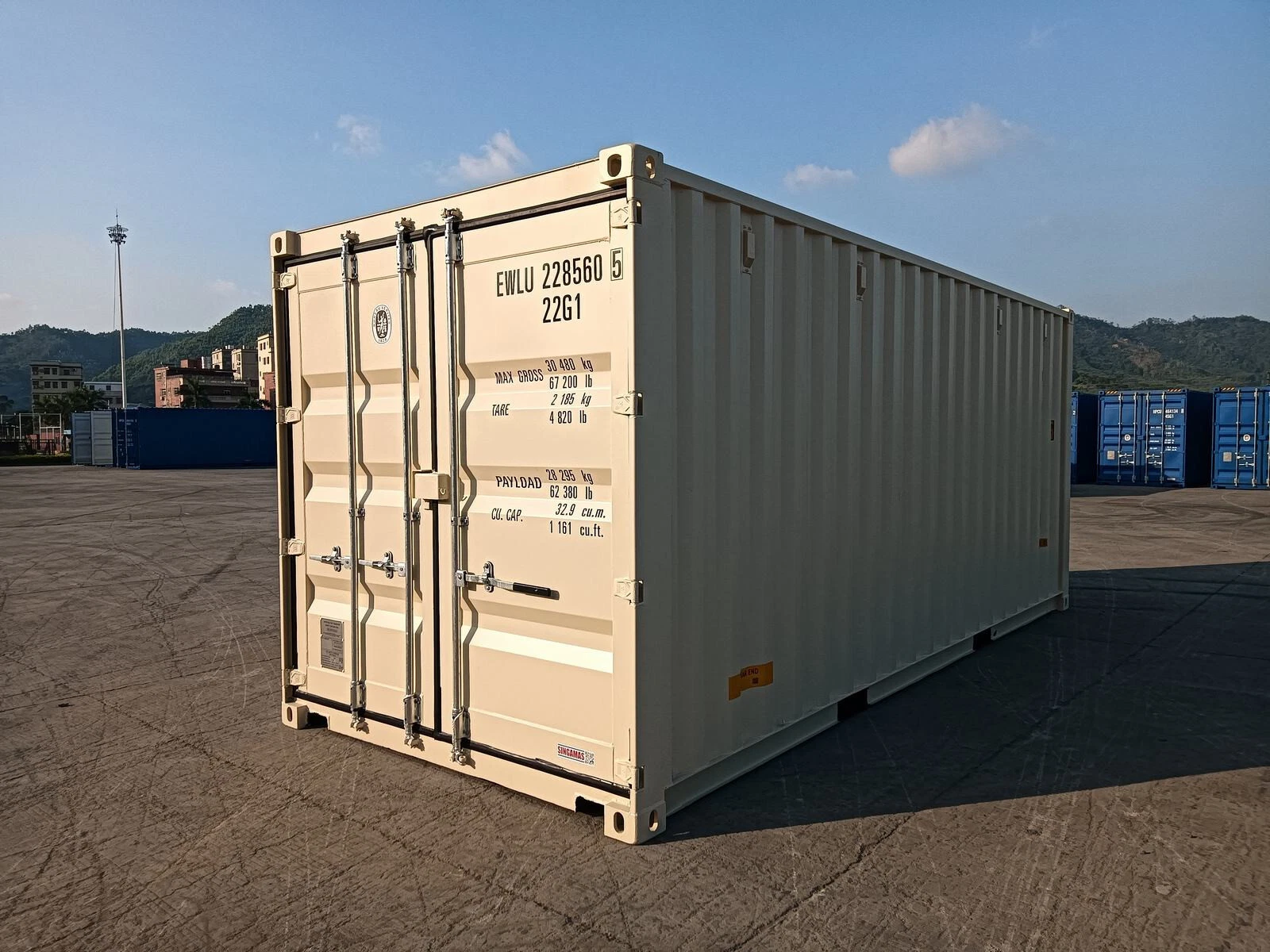 20ft One-Trip Shipping Container – Triple Door Access (Double + Single Door) 3 20ft One-Trip Shipping Container – Triple Door Access (Double + Single Door) - Image 3